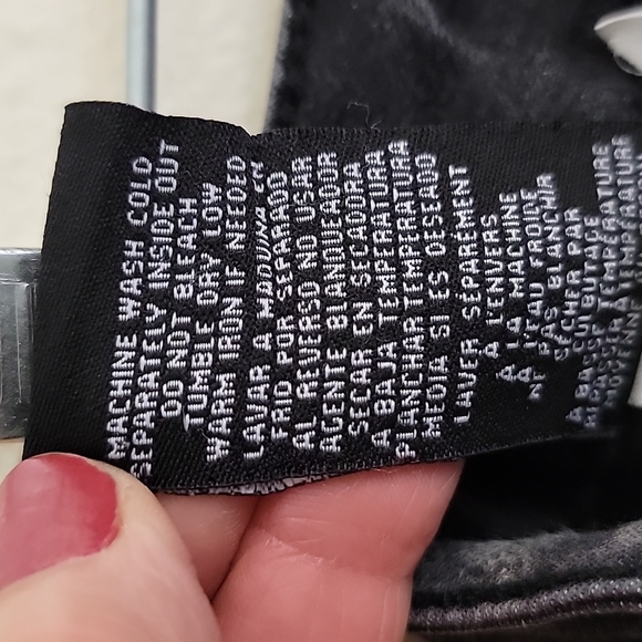 Royalty For Me Bleach Splattered Skinny Blue Jeans 10 - Picture 12 of 12